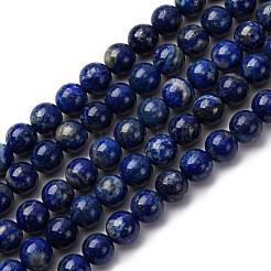 Natural Lapis Lazuli Beads Strands&nbsp;G-A276-A05-8mm