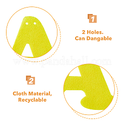 Non-Woven Fabric Cloth Happy Birthday Word Garlands&nbsp;AJEW-WH0398-007