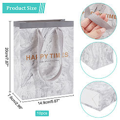 10Pcs Marble Pattern Paper Gift Bags&nbsp;ABAG-NB0001-48