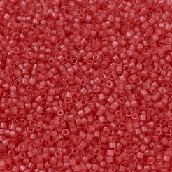 MIYUKIデリカビーズ  シリンダー  日本製シードビーズ  11/0  （db0779)染め半霜の透明なスイカ  1.3x1.6mm  穴：0.8mm  約10000個/袋  50 G /袋&nbsp;SEED-X0054-DB0779