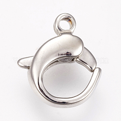 Tarnish Resistant 304 Stainless Steel Lobster Claw Clasps&nbsp;STAS-I082-16P-01