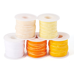 50 Yards 5 Colors Single Face Velvet Ribbon&nbsp;SRIB-TA0001-37