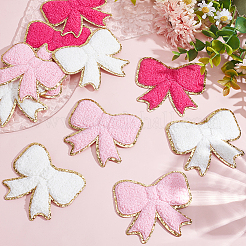 12Pcs 3 Colors Polyester Embroider Thread Iron on/Sew On Patches&nbsp;PATC-HY0001-61