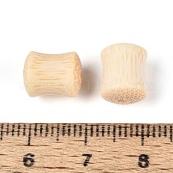 天然木のビーズ  竹  染色されていない  パパイヤホイップ  10~10.5x8~8.5mm  穴：1.6~1.8mm&nbsp;WOOD-N021-08
