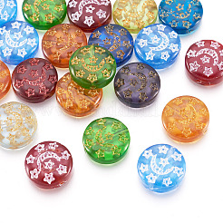 20Pcs Transparent Handmade Lampwork Beads&nbsp;LAMP-TA0001-36