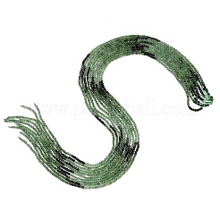 Gradient Color Natural Green Jade Beads Strands&nbsp;GG-CBA77FB-B03-2mm
