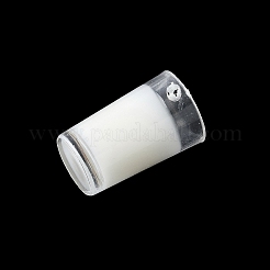3d 樹脂ペンダント  プラチナトーンのアイアンループ付き  ドリンク  18.5x11.5mm  穴：1.5mm&nbsp;RESI-V002-02B