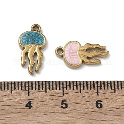 304 Stainless Steel Enamel Pendants&nbsp;STAS-F346-05G