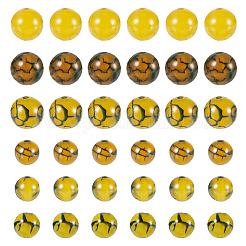 2連売り 2スタイル 天然龍脈瑪瑙ビーズ連売り  染め  ラウンド  オリーブ  6~8mm  穴：1mm  約48~64個/連  15.5インチ  1連/スタイル&nbsp;G-TA0002-42