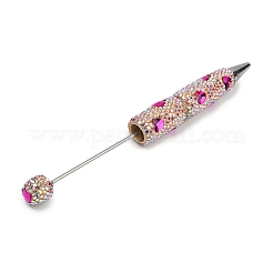 Polymer Clay Rhinestones Ball-Point Pen&nbsp;OFST-D300-05P-L