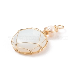 Opalite Pendants&nbsp;PALLOY-JF01556-06