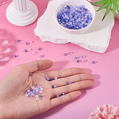 3 Bags 3 Colors Transparent Colours Glass Seed Beads&nbsp;GLAA-TA0003-68