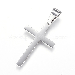 304ステンレスペンダント  クロス  ミックスカラー  38x22x3mm  穴：9x5mm&nbsp;STAS-H329-69