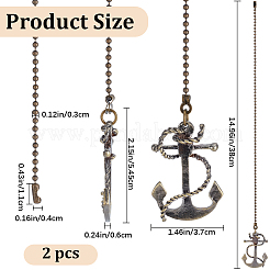 Alloy Ceiling Fan Pull Chain Extenders&nbsp;FIND-WH0152-379