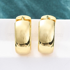 Brass Hoop Earrings&nbsp;EJEW-Q015-21A-G