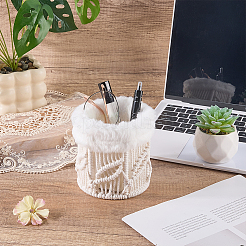 Cotton Rope & Wool Pen Holder&nbsp;OFST-WH0002-57B