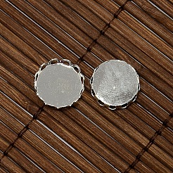 9.5~10mm Clear Domed Glass Cabochon Cover for Flat Round DIY Photo Brass Cabochon Making&nbsp;DIY-X0103-S-NR