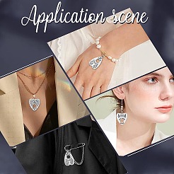 30Pcs 3 Styles Tibetan Style Alloy Pendants&nbsp;TIBEP-CJ0003-12