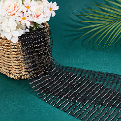 Polyester Rhinestones Fabric&nbsp;DIY-WH0578-42A