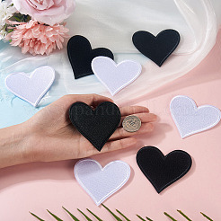 8Pcs 2 Colors Polyester Iron on Sew On Patches&nbsp;PATC-TA0001-34A
