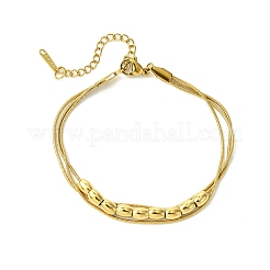 304 Stainless Steel Multi-strand Bracelets&nbsp;BJEW-G733-02G