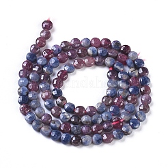 Natural Red Corundum/Ruby and Sapphire Beads Strands&nbsp;G-I249-A30