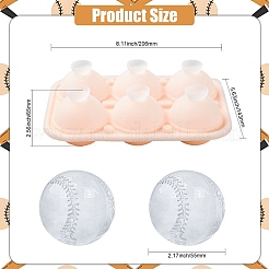 Baseball Ice Silicone Molds&nbsp;ST-CJ0043-099