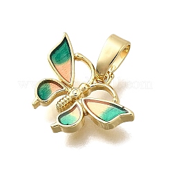 Brass Enamel Charms&nbsp;KK-P336-24G-02