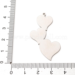 304 Stainless Steel with Black Enamel Pendants&nbsp;SA-CBA061A-03P
