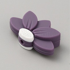 Lotus Food Grade Eco-Friendly Silicone Beads&nbsp;SIL-WH0019-22N