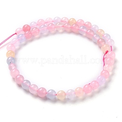 天然石ホワイトジェイドビーズ  ラウンド  染め  カラフル  8mm  穴：1mm  約49個/連  15.16''（38.5センチメートル）&nbsp;G-G766-B-07