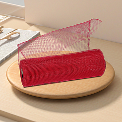 3 Rolls 3 Colors Plastic Wrapping Mesh Paper&nbsp;DIY-CY0001-12