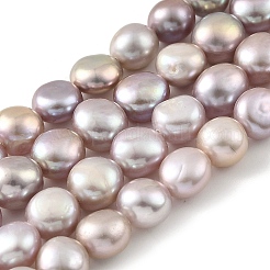 Natural Cultured Freshwater Pearl Beads Strands&nbsp;PEAR-A006-08I