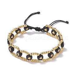 2Pcs 2 Colors Glass Seed Braided Bead Bracelets&nbsp;BJEW-JB10360