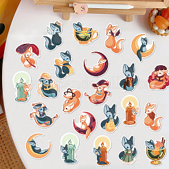 Fox Paper Stickers Set&nbsp;X-DIY-M031-41