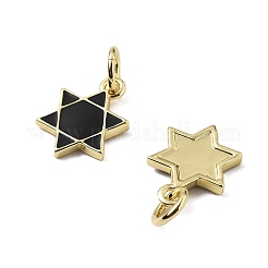 Brass Enamel Charms&nbsp;KK-Z114-13G