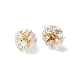 Brass & Glass Beads&nbsp;GL-CBA12D7-02G