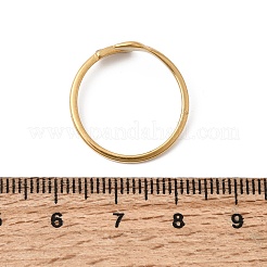 304ステンレススチールと天然貝殻を使用した女性用カフリング  18KGP本金メッキ  イオンプレーティング（ip）  長持ちメッキ  乳白色  長方形  usサイズ7（17.3mm）&nbsp;RJEW-G372-01G-05
