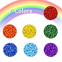 3500Pcs 7 Style 12/0 Glass Round Seed Beads&nbsp;SEED-YW0001-36