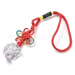 Glass Round Ball Hanging Ornaments&nbsp;LS-HJEW-Z006-01G