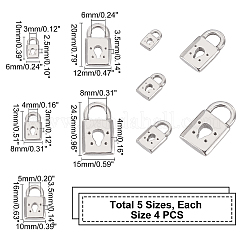 20Pcs 5 Style 304 Stainless Steel Pendant&nbsp;STAS-UN0025-65