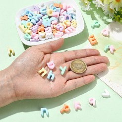 Letter Opaque Resin Cabochons&nbsp;CRES-CJZ0001-02