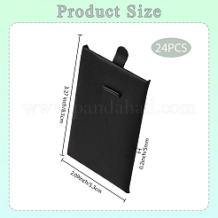 24Pcs PU Leather & Sponge Jewelry Pendant Nceklace Display Cards&nbsp;NDIS-SP0001-03A-01