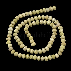 Natural Matcha Green Alashan Agate Bead Strands&nbsp;G-D344-A25