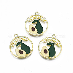 Alloy Enamel Pendants&nbsp;LS-ENAM-S126-114-A-RS