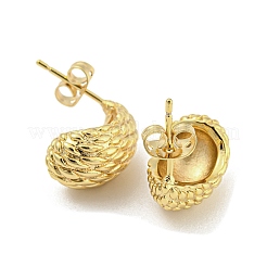 Brass Ear Studs&nbsp;EJEW-P261-03B-G