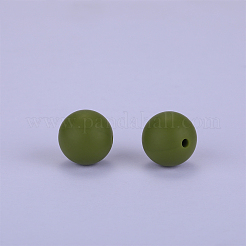 Round Silicone Focal Beads&nbsp;SI-JX0046A-137
