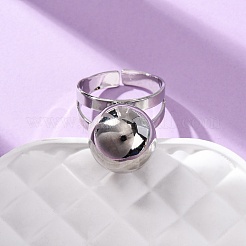 Brass Cuff Rings&nbsp;RJEW-D323-01P