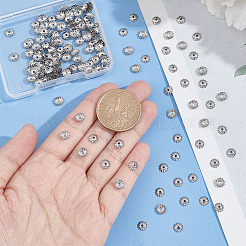 304 Stainless Steel Bead Caps&nbsp;STAS-UN0042-46