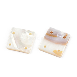 Natural Freshwater Shell Buttons&nbsp;SHEL-N032-215